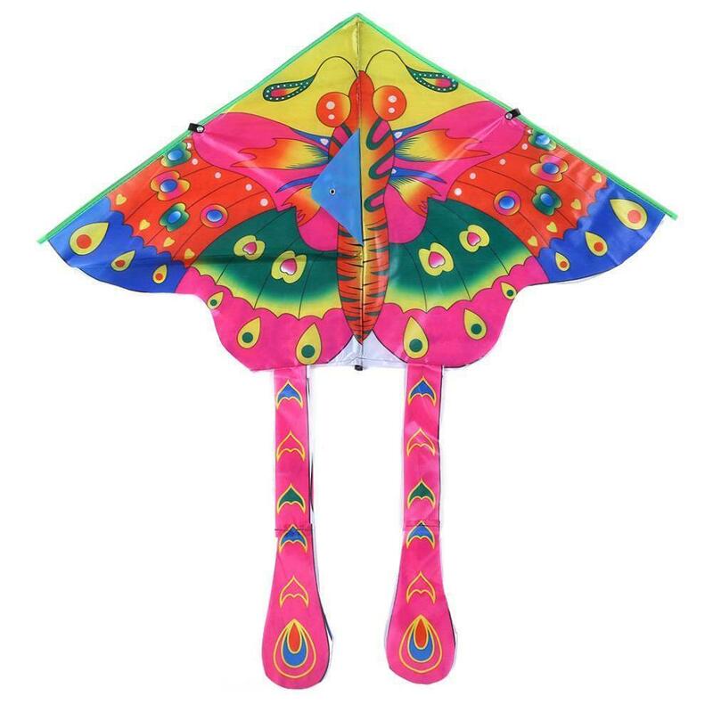 Children Cartoon Butterfly Kite Suitable Age About Inclued Years 5 Fly Cloth Meter Breeze To Old Transparent Easy 30 Line U5S4