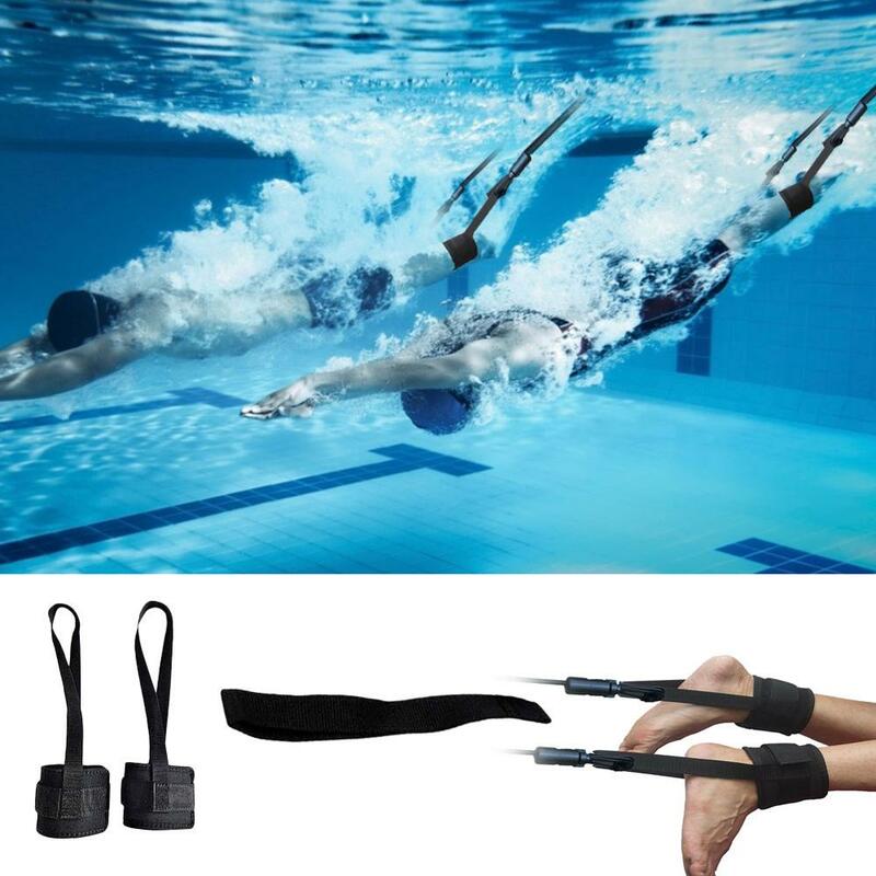 2meter Adjustable Swim Training Resistance Elastic Belt Swimming Exerciser Safety Rope Latex Tubes Various Specifications Styles