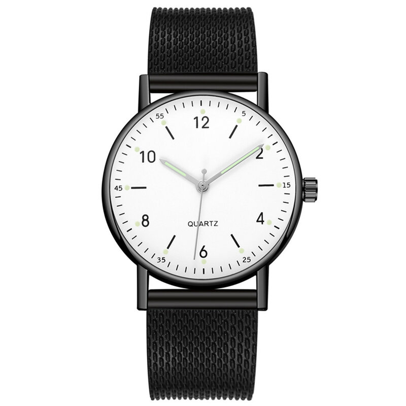 Vrouwen Mode High-End Quartz Horloge Legering Dames Casual Roestvrij Staal Lichtgevende Wijzerplaat Leisure Digitale Horloge Gift Reloj Mujer