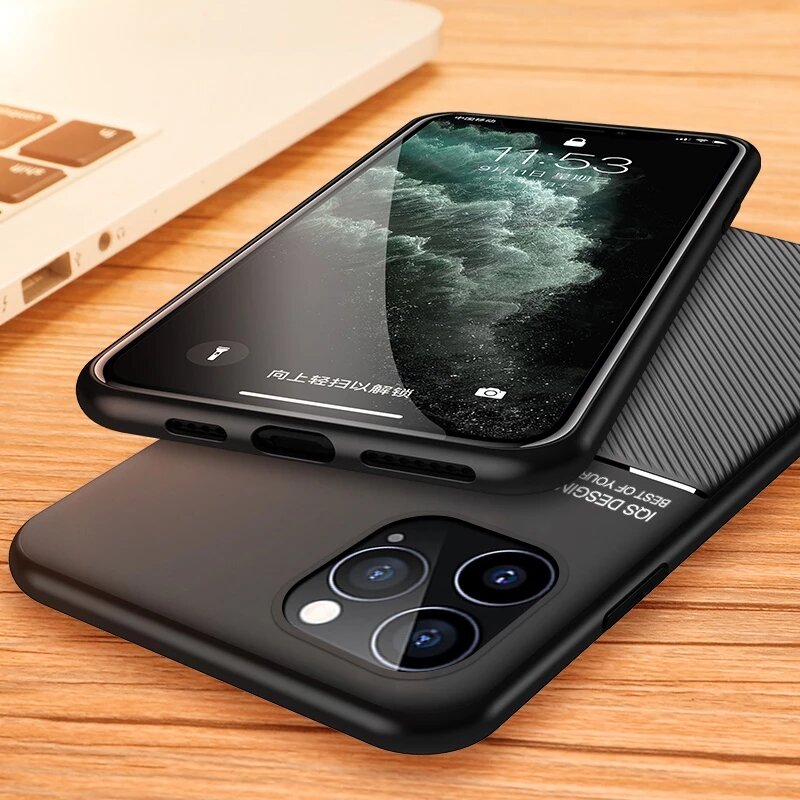 ซิลิโคนผู้ถือแม่เหล็กแม่เหล็กสำหรับ iPhone 13Pro 12 11 Pro XS Max Mini XR 8 7 6 6S Plus ป้องกันหนัง