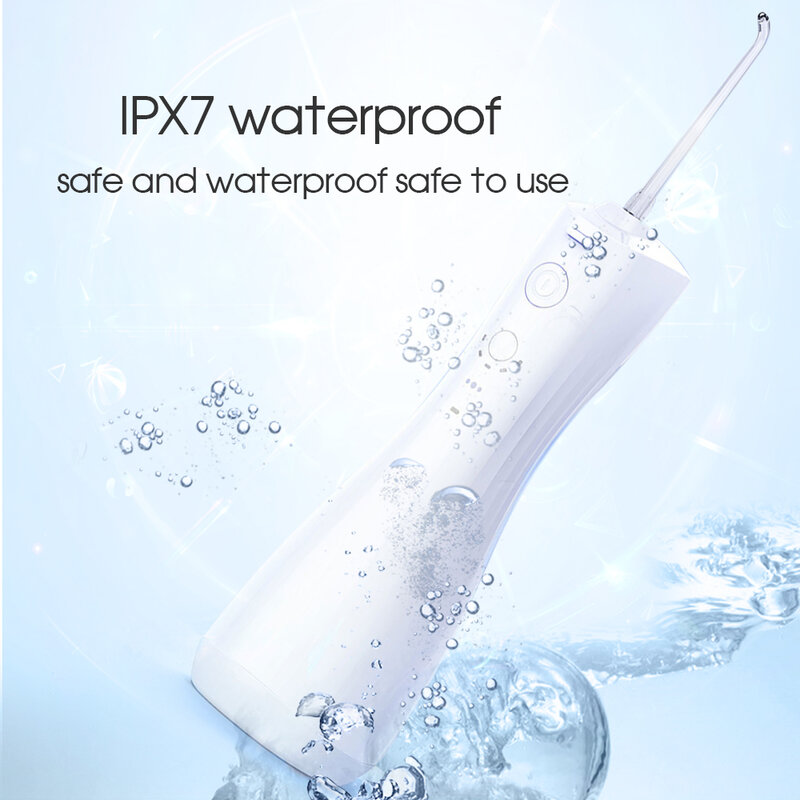 Boi antibacteriano 6 modo portátil inteligente irrigador oral 250ml pulso do tanque de água dental flosser cleaner para dentes brancos falsos jato