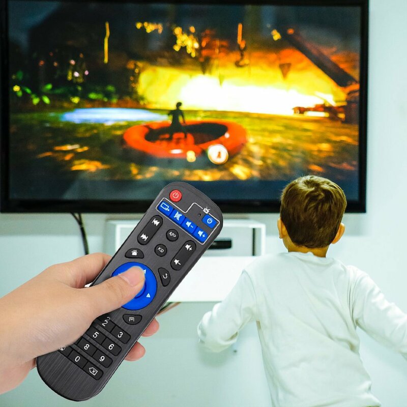 Kotak TV Universal Pengganti Remote Control untuk Q Plus T95 Max/Z H96 X96 S912 Kotak TV Android Pemutar Media IR Pengendali Pembelajaran