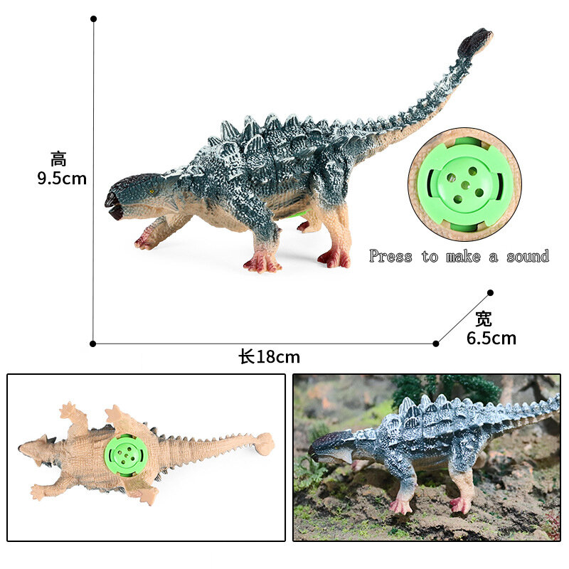 Nuevo Modelo de dinosaurio de simulación para niños, juguete de dinosaurio de dragón de uñas, figura de acción, juguetes vocales para niños, regalo coleccionable
