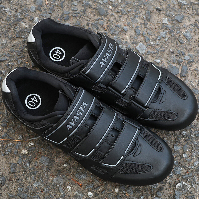 zapatos de ciclismo SPD para hombre y mujer,zapatillas transpirables de autosujeción para bicicleta de montaña y carreras 