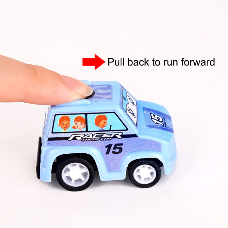 6pcs Car Model Toy Pull Back Car Toys Mobile Vehicle Fire Truck Taxi Model Kid Mini Cars Boy Toys Gift Diecasts Toy for Children