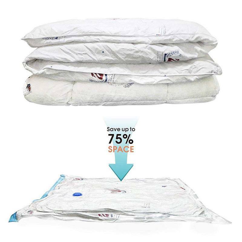 Vacuum bag 10 pieces Set 2 sizes 6 pieces 40x60 and 4 pieces 60x80 sturdy for storing clothes, quilts and bed linen Vacuum bag f