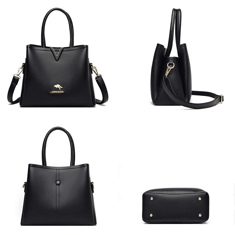 High Quality Pu Leather Bucket Bags for Women 2021 Ladies Women's Handbags Fashion Brand Designer Crossbody Bags Sac A Main