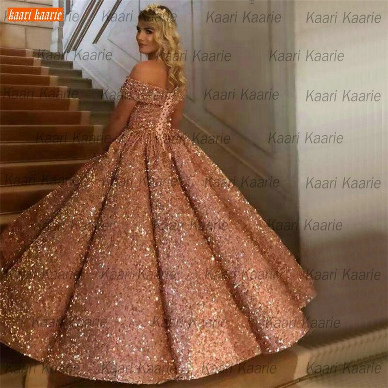 Dubaj Sweetheart Burgundy luksusowe suknie ślubne 2021 korowód świecący cekinami arabski suknie ślubne Custom Made Vestido De Noiva