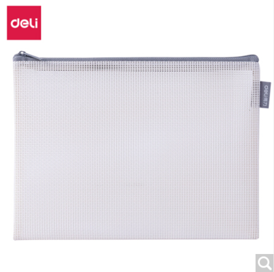Deli 63462 A5 сумка на молнии/прозрачная сумка для файлов на молнии/Сумка для информации/деловой Офис/сетчатый простой карман на молнии 5 шт.