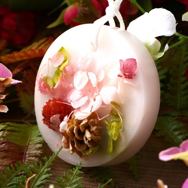 Bougie décoration fleur feuille de citron bougie pétale bricolage faisant du matériel aromathérapie Pure cire de soja ingrédients naturels