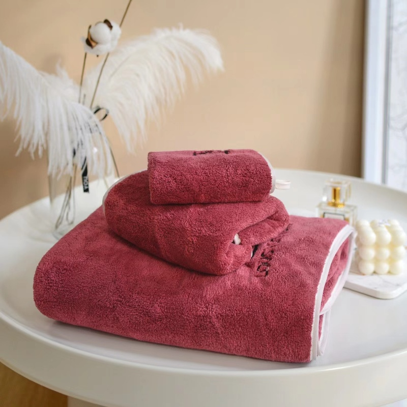 منشفة فاخرة (35x75 سنتيمتر) منشفة استحمام (70x140 سنتيمتر) منشفة اليد (25x35 سنتيمتر) لينة ومريحة منشفة منشفة استحمام الحمام مجموعة