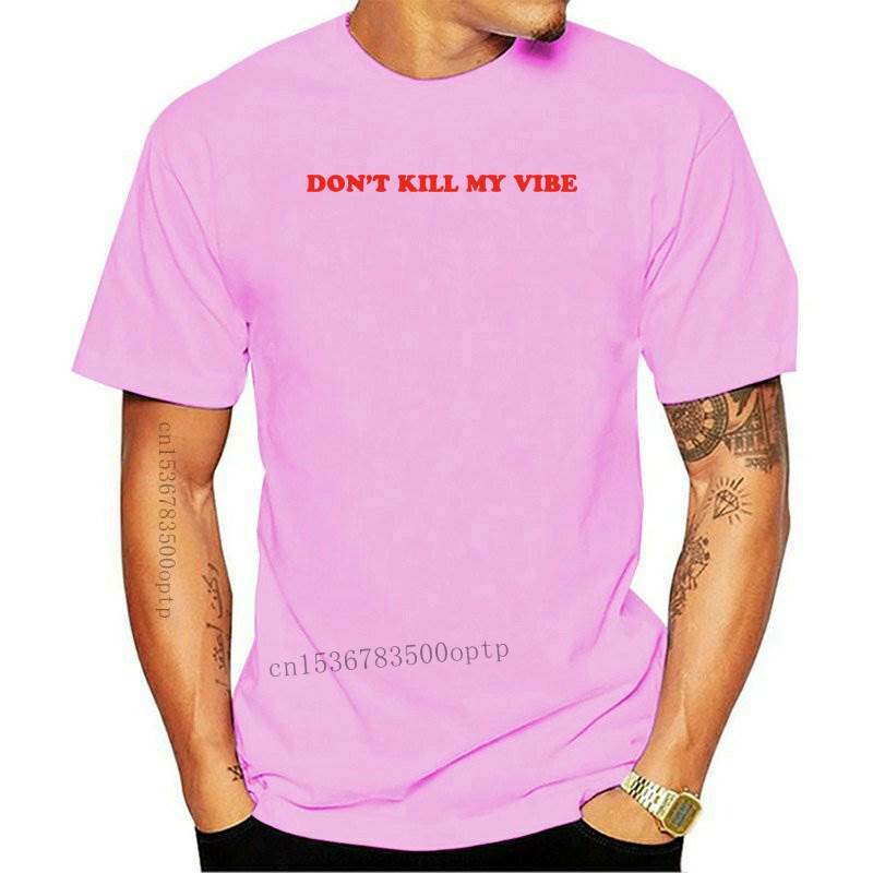 Camiseta negra "Don't kill my vibe", camiseta "moletom do tumblr", camisetas de estética informales, camisetas de espíritu viajero no kill my ", 2021