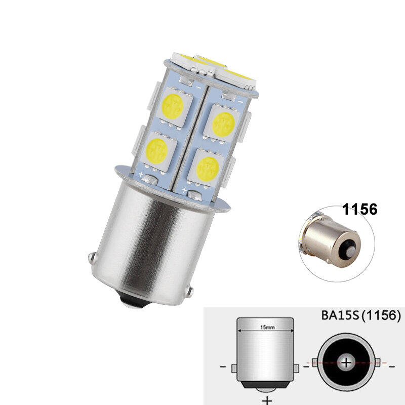 Eliteson 1157 luci di Stop a LED per auto BAY15D lampade di arresto a doppio filamento 1PC BA15S 1156 lampadine per indicatori di direzione Automobile S25 R5W