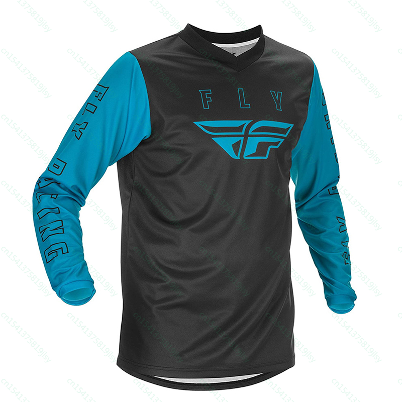 Camiseta de competición para hombre, maillot DH para motocicleta, BMX, ropa para bicicleta de montaña, Fxr