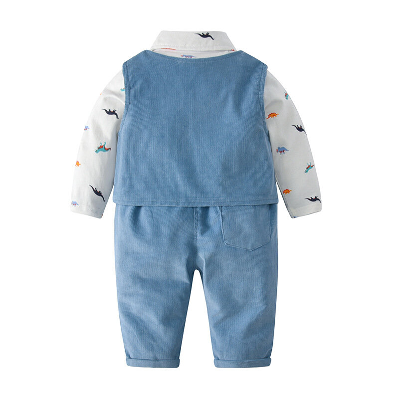 Yg Brand Children's Wear, 2021 New Boys' Tie Suit, 1-year-old Children's Suit, Multi Piece Baby Suit