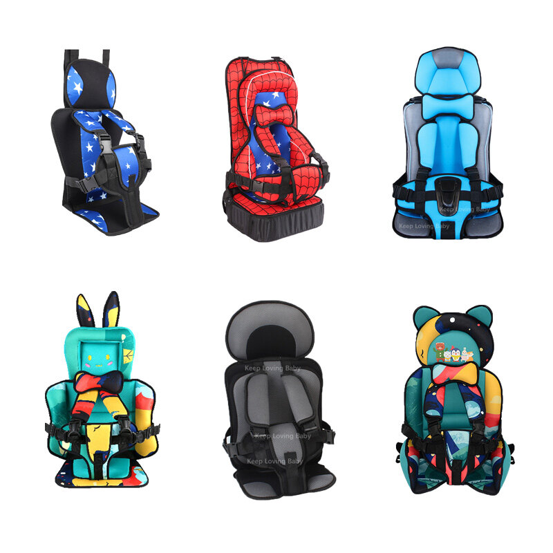 Accesorios para cochecito de bebé, asiento portátil ajustable, protege, versión actualizada, esponja espesante para niños, con cinturón