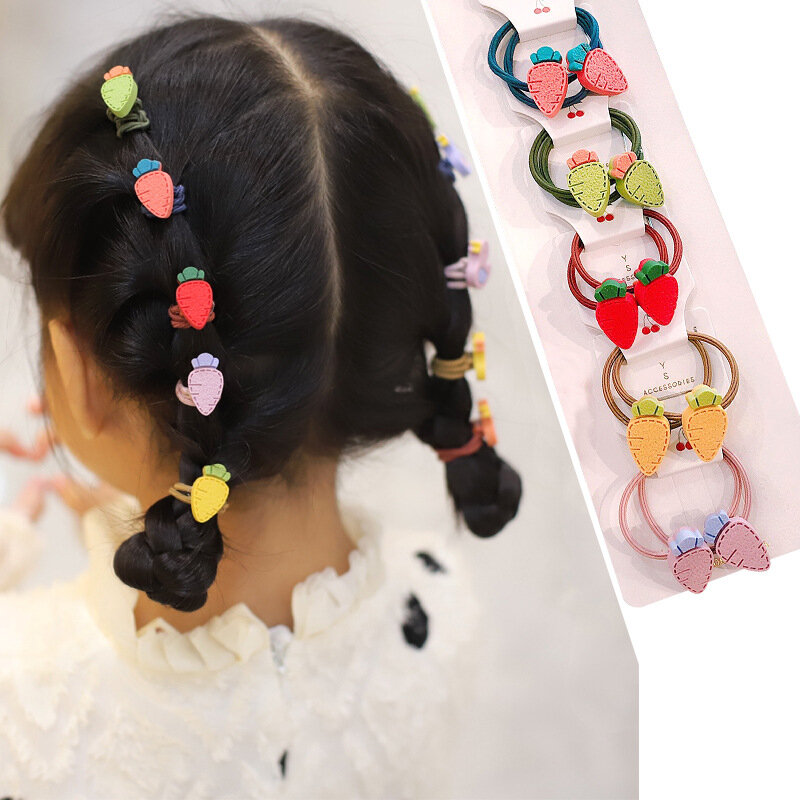 Menina dos desenhos animados da princesa do bebê meninas crianças elásticas bandas de borracha acessórios para crianças corda de cabelo hairbands presente scrunchies