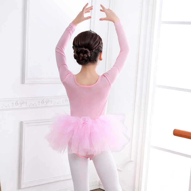 Fashion Girl Ballet TuTu Dress Professional Kids Dancing Party Dress Performance Costume Princess Wedding Girl Dress 2022