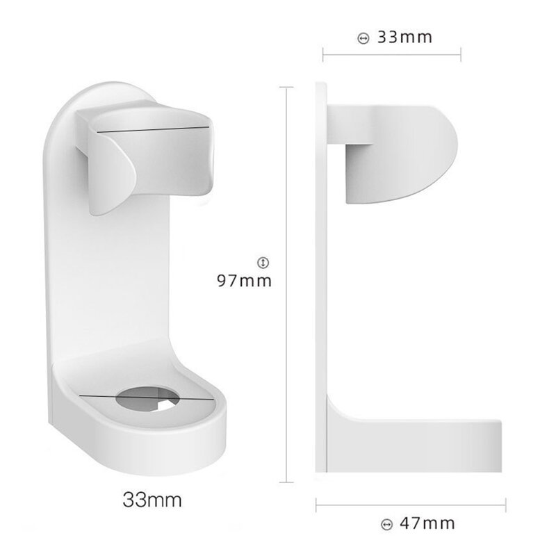 1Pcs Creative ABS Electric Toothbrush Holder Bathroom Traceless Toothbrush Stand Rack Organizer