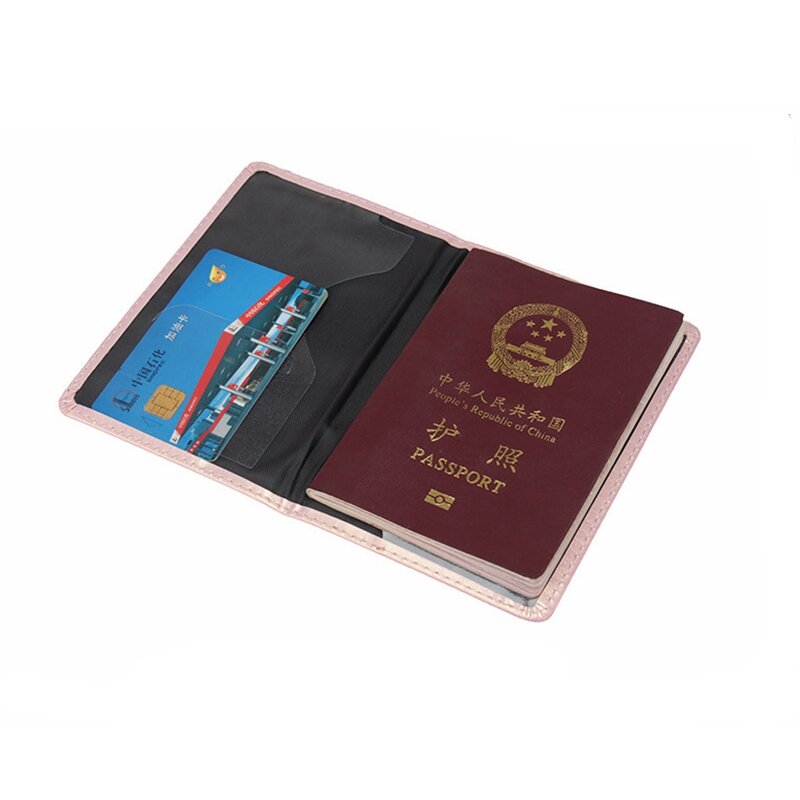 Capa de passaporte de viagem de couro do plutônio eua caso de passaporte americano titular do passaporte acessórios de viagem capas para passaportes meninas