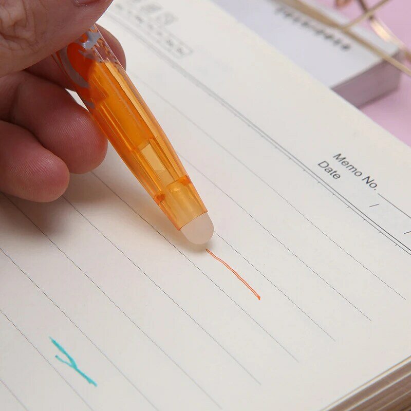 8 pçs/set 8 cores para escolher 0.5mm kawaii caneta apagável gel mágico caneta escola escritório material de escrita artigos de papelaria estudante
