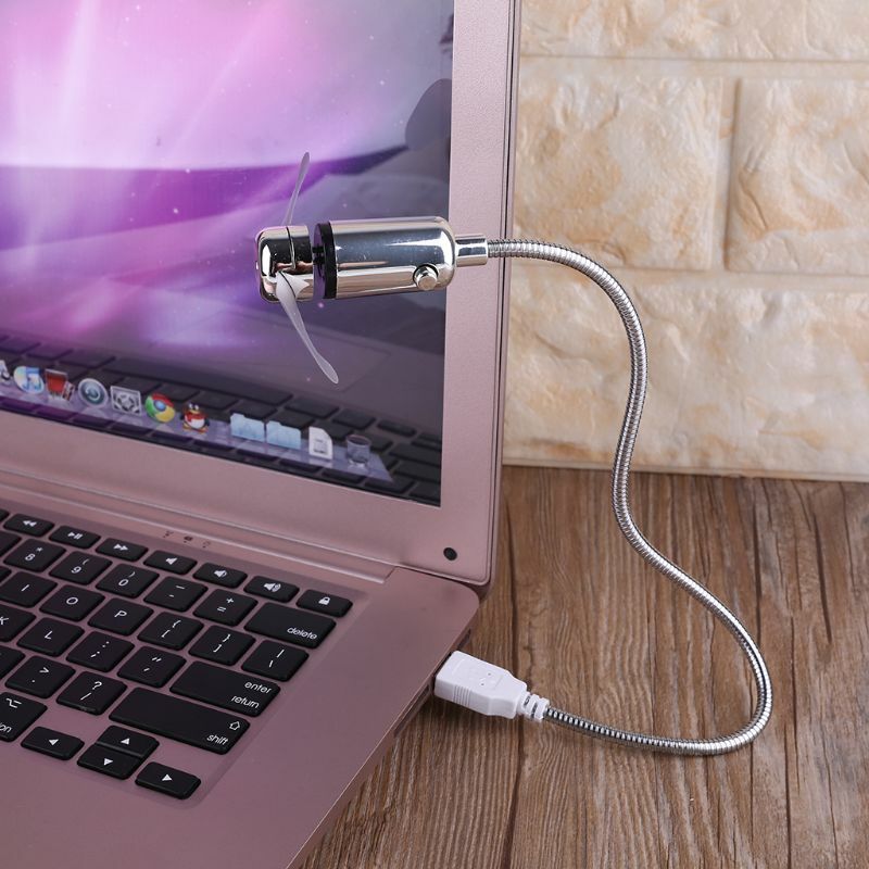 Energiesparende Flexible USB Lüfter Mit Schalter Für Notebook Laptop Computer