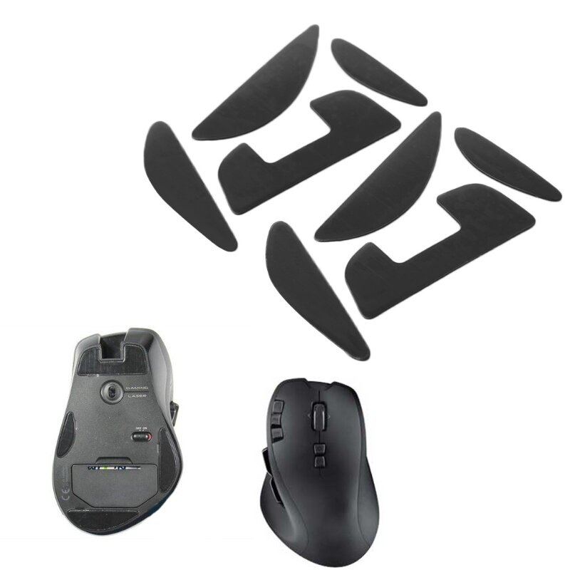 2 conjuntos mouse skatez/mouse pés mouses almofada para logitech g700 g700s mouse m3gd
