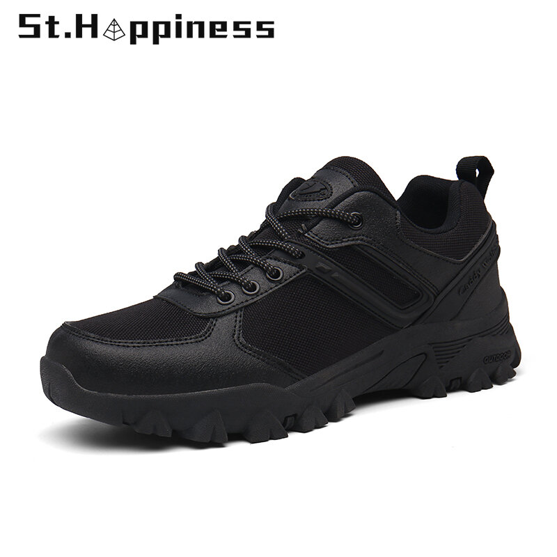 Sepatu Pria Merek Baru 2021 Sneakers Militer Kasual Jaring Ringan Mode Sepatu Hiking Luar Ruangan Antiselip Zapatos Hombre Ukuran Besar 48