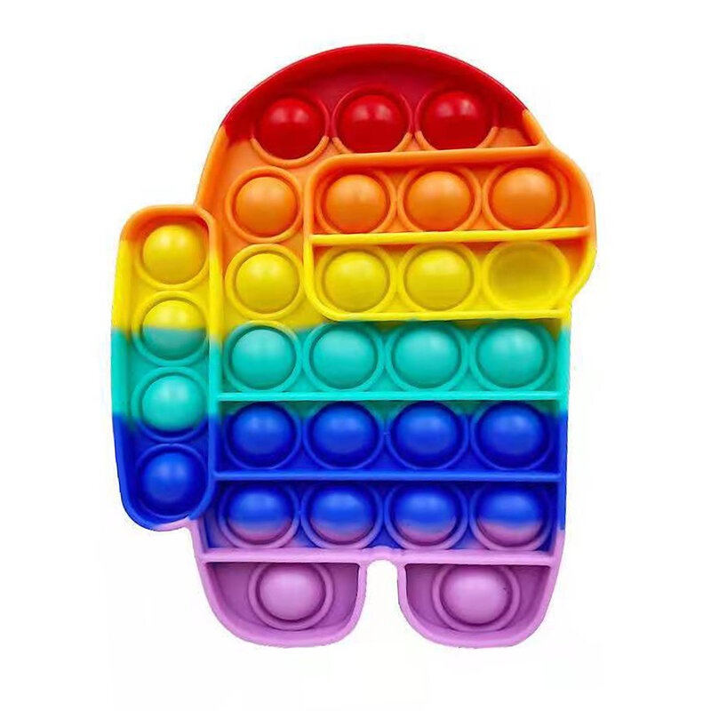 Eenvoudige Kuiltje Bubble Pop Reliver Stress Fitget Speelgoed Push Het Bubble Pop Fidget Speelgoed Antistress Verlichten Autisme Speciale Zintuiglijke Speelgoed