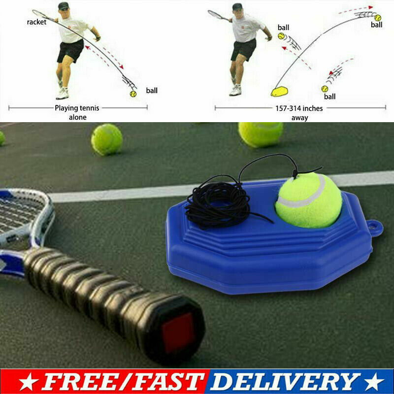 테니스 용품 트레이너 자체 학습 보조기베이스 보드 플레이어 연습 도구 공급 탄성 로프베이스 파트너 스파링 장치