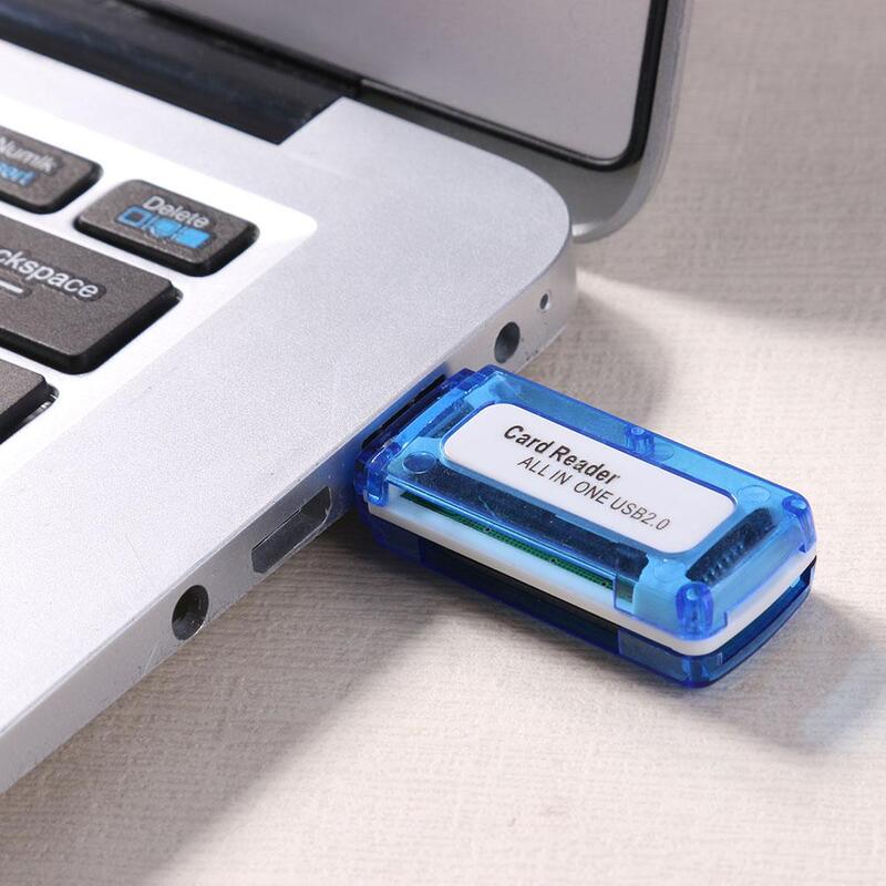 4 في 1 قارئ بطاقات USB الذاكرة 2.0 الكل في واحد Cardreader ل مايكرو SD TF M2