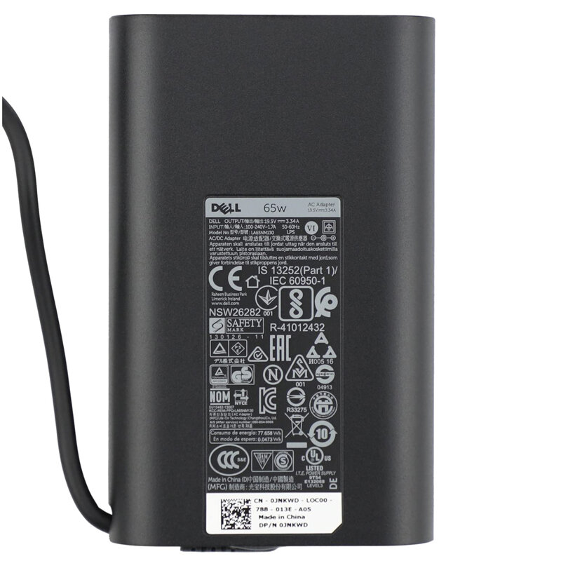 Новый оригинальный UL перечисленные AC зарядное устройство питания для Dell Vostro 3578 15 ноутбук адаптер Шнур