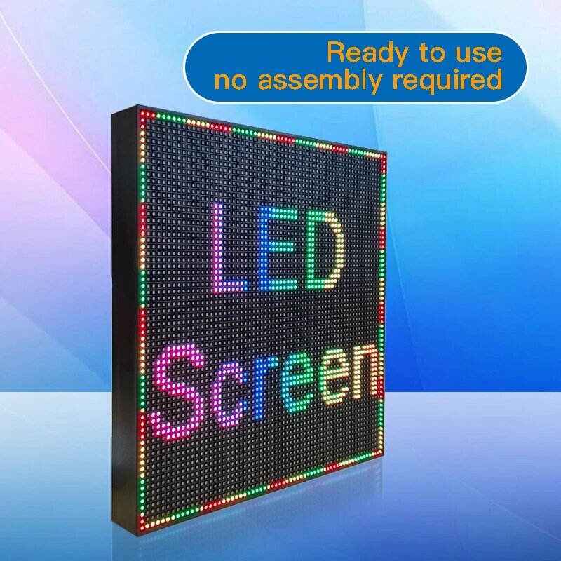 محمول LED تسجيل كامل اللون شاشة LED صغيرة التمرير رسالة مجلس لوحة 5 فولت امدادات الطاقة