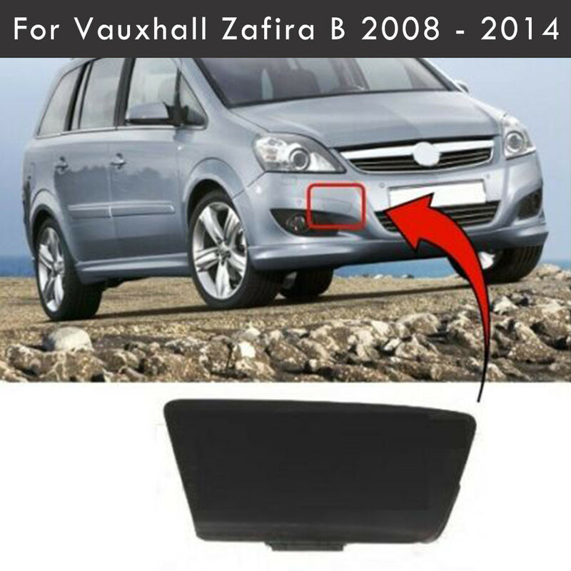 Couverture de remorque avant, outil d'amortissement de remorquage, capuchon 1405238 pour Vauxhall Zafira 2008 – 2014