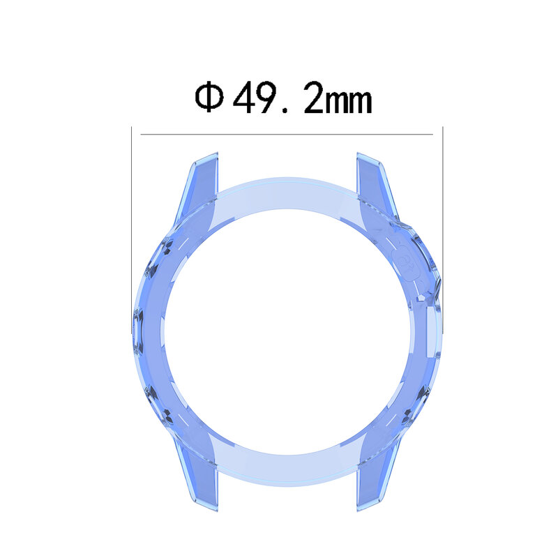 Carcasa protectora de Material TPU para Garmin fenix 6, funda protectora de Color transparente para reloj Garmin fenix 6 Pro, estilo deportivo