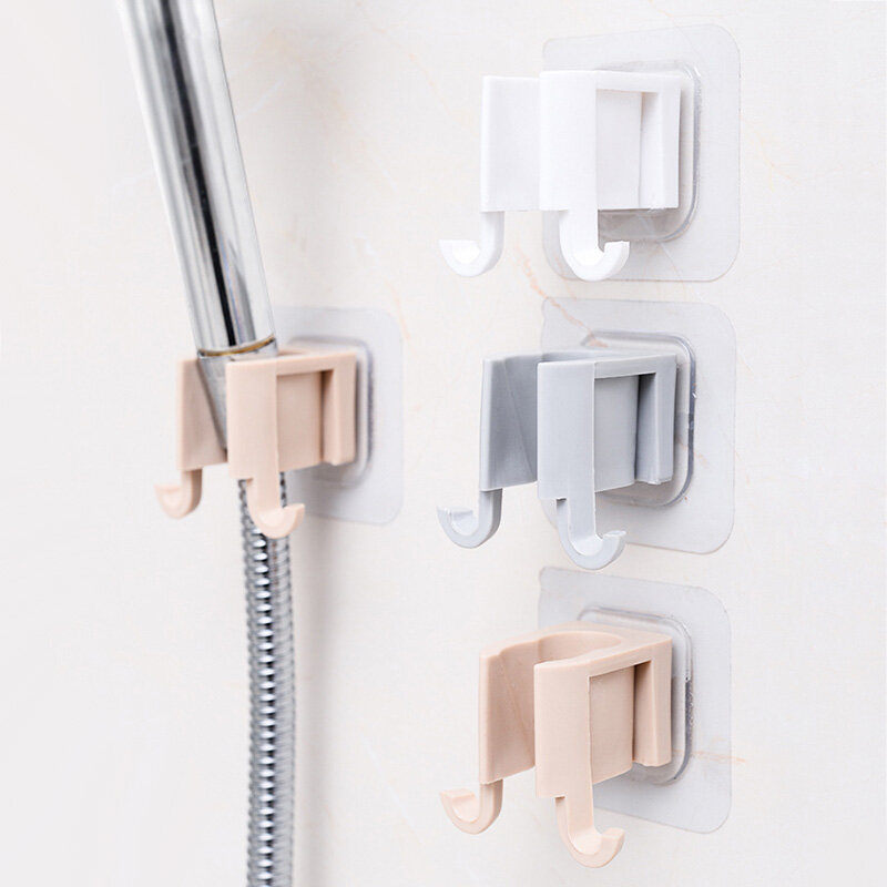 Staffa di fissaggio per soffione doccia a colori casuali supporto da parete in plastica supporto per soffione doccia supporto da parete accessori per doccia