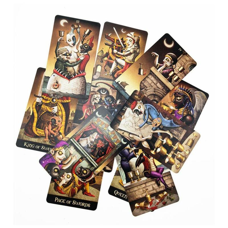 New English Board Game Deviant Moon Tarot Cards English Version Card For Family Party Cards Table Deck Games Entertainment