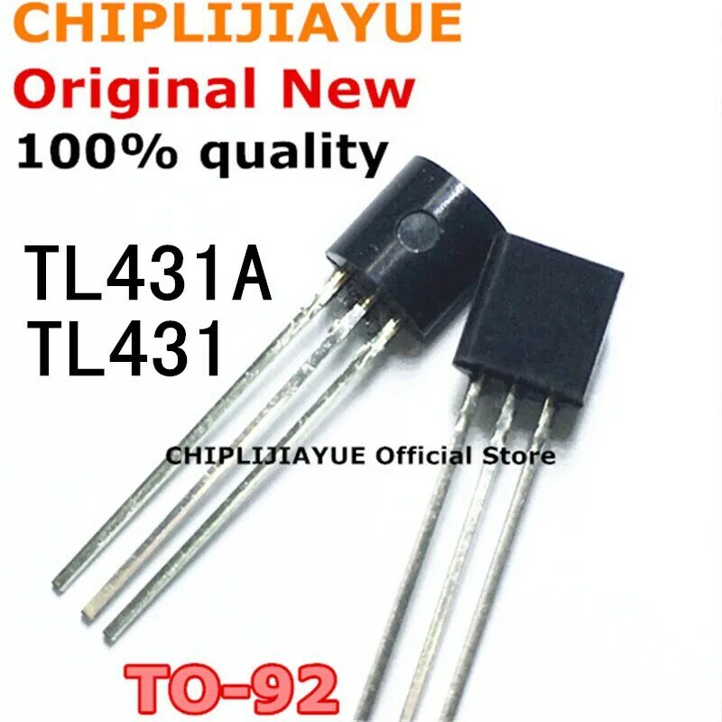 50PCS TL431A TO92 TL431 TO-92 431 신규 및 오리지널 IC 칩셋