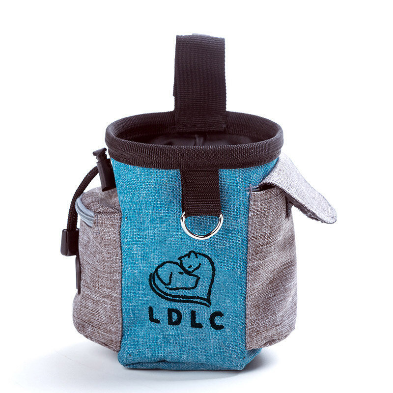 Многофункциональная поясная сумка из полиэстера для дрессировки собак, уличный складной пояс с несколькими карманами, сумка для домашних ж...