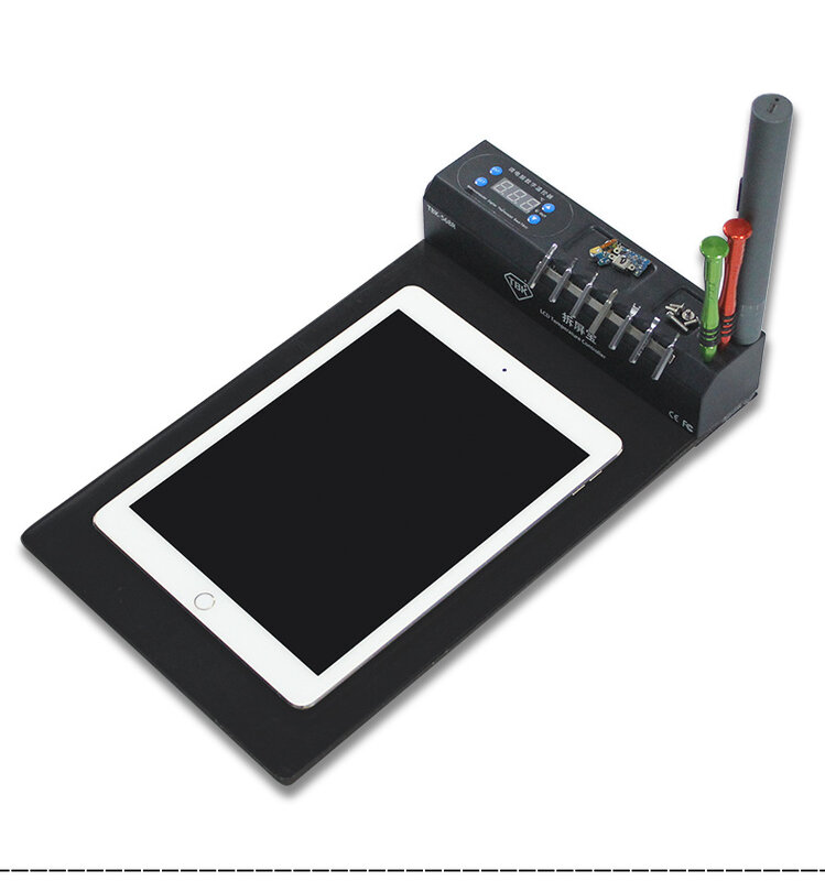 TBK 568R ترموستاتي قابل للتعديل التدفئة طوي آلة إزالة الشاشة LCD شاشة إزالة الكنز متعددة الوظائف صندوق تخزين