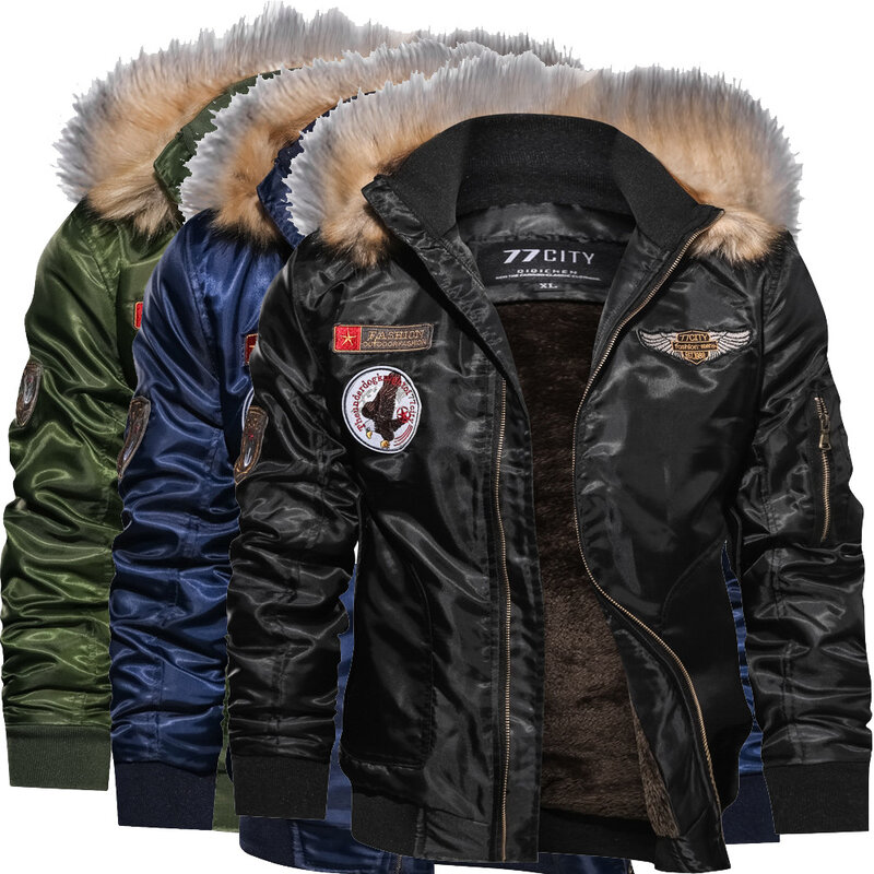 Chaqueta Bomber para hombre, abrigo táctico militar, holgado, de algodón, con código europeo 3d, ropa de marca para invierno, nueva