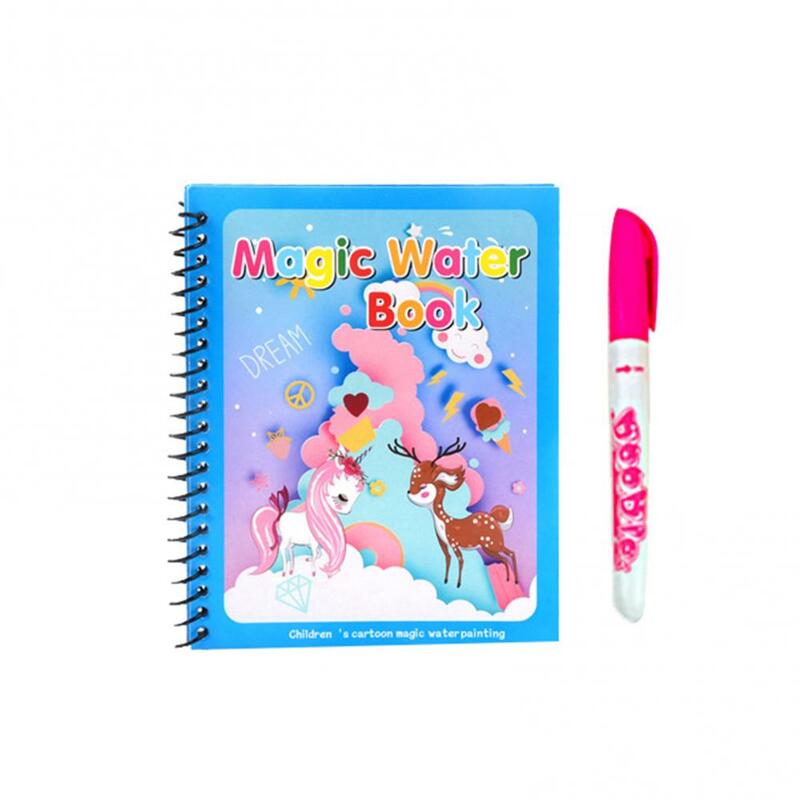 Детская многоразовая книга для рисования граффити, раскрашенная водой, подарок для детей, обучающие и развивающие игрушки для рисования