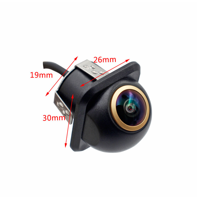 SMARTOUR-cámara de visión trasera para coche, lente ojo de pez, trayectoria dinámica, gran angular, marcha atrás, asistencia de estacionamiento, visión nocturna