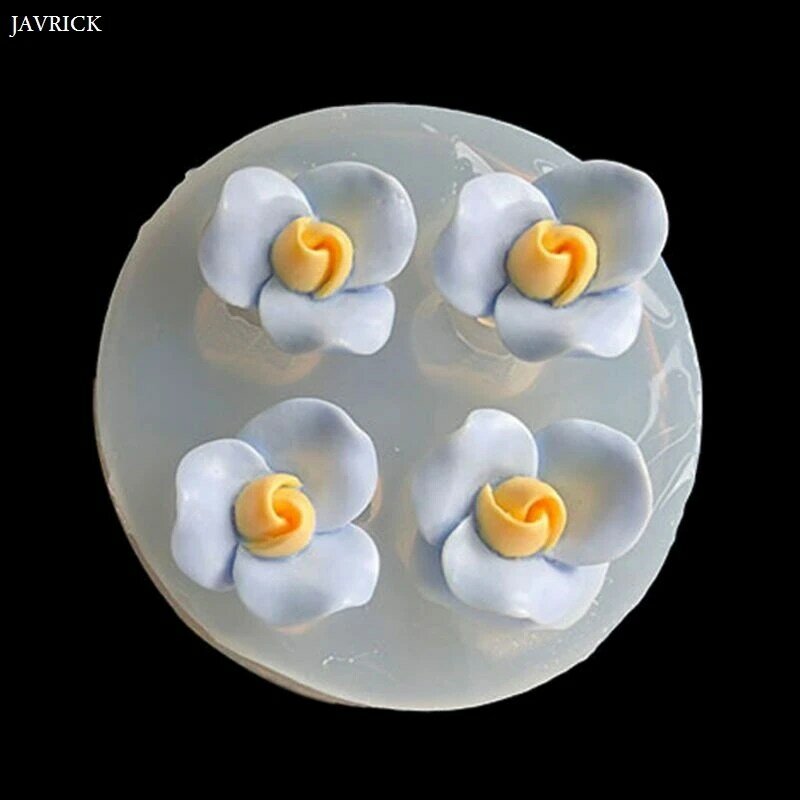 Flower Jewelry Epoxy Resin Casting Molds Rose Cuckoo Camellia Floral Silicone Resin Mold Handmade Jewelry Making Tools