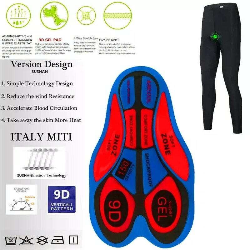 Set Bib Celana Pendek Set Bersepeda Jersey Pria 2021 Pakaian Sepeda Gunung Musim Panas Anti-UV Pakaian Seragam Balap Tim Sepeda
