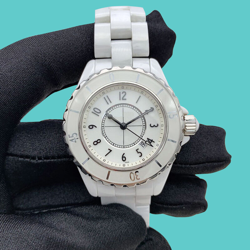 Orologio da donna J12 33mm quarzo in ceramica semplice di alta qualità orologi di lusso di alta qualità Sport subacquei orologio impermeabile Pagani Design