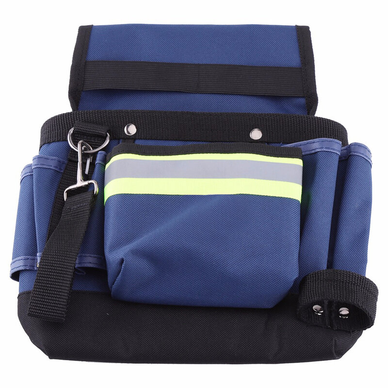 Electrician Waist Bag Tool Holder Convenient Work Organizer Pouch Belt Men Multi-Pockets Tool Bag for Screwdrivers Hand Tools