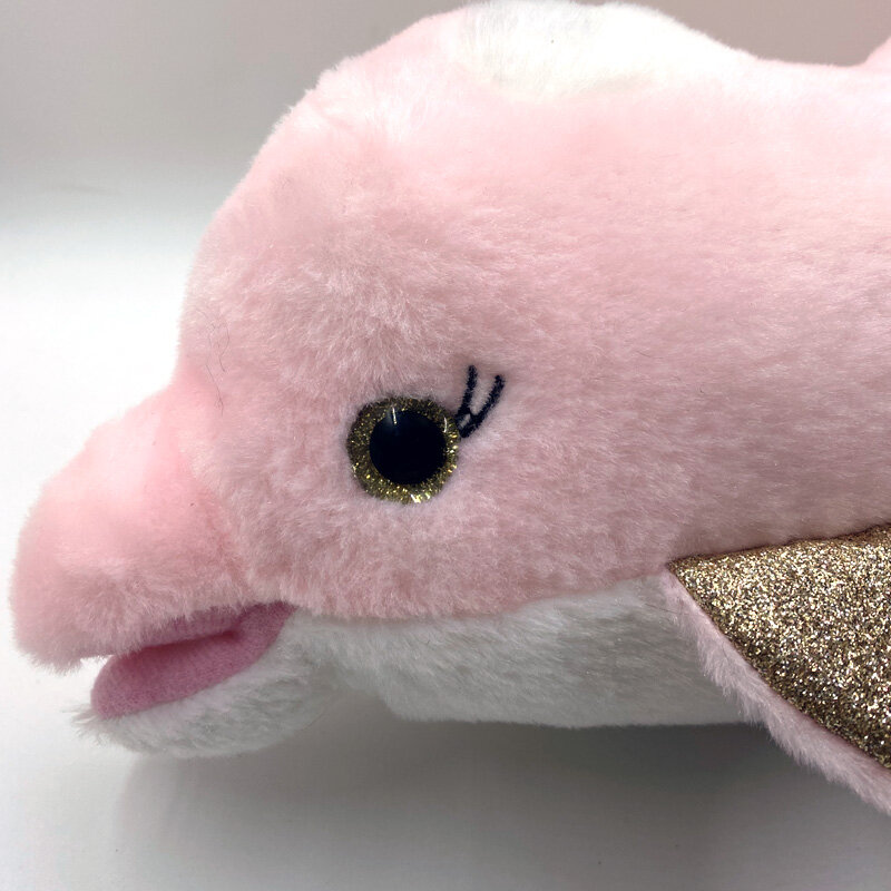 30cm kawaii macio rosa golfinho brinquedos de pelúcia bonecas recheadas para baixo algodão animal nap travesseiro criativo crianças brinquedo presente natal para meninas