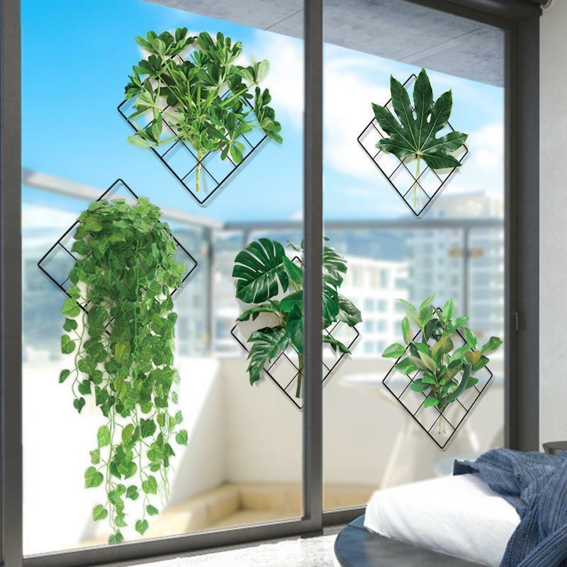 Green Leaves Art Print Plant Decorative Wall Mirrors Stickers Pictures Poster Mural Home Living Room Decoration Modern Decor