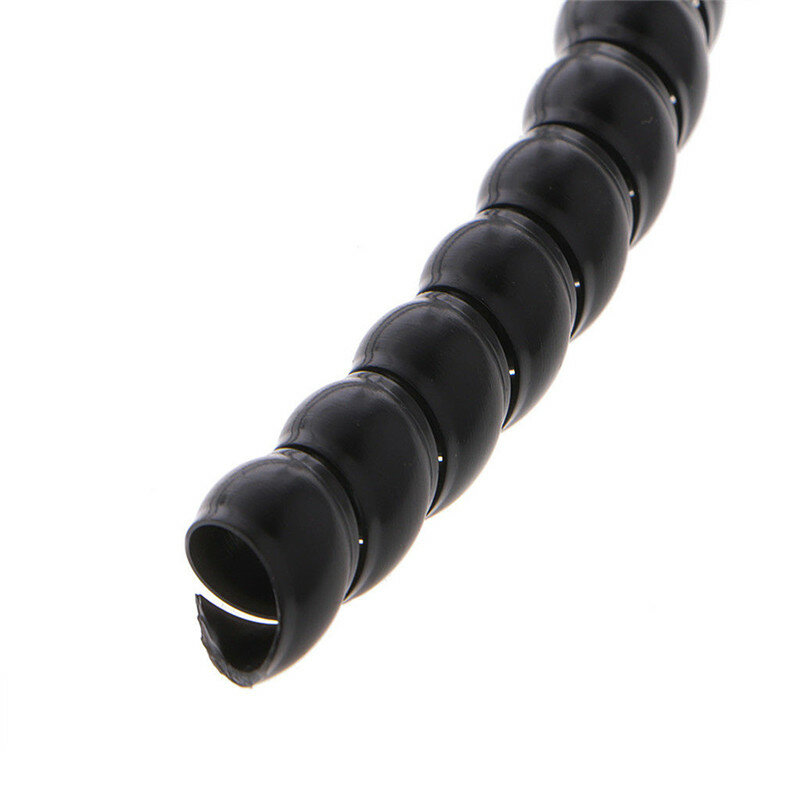 1m 10mm espiral fio organizador chama-retardador cabo manga colorido cabo embalagem cabo mangas tubo de enrolamento
